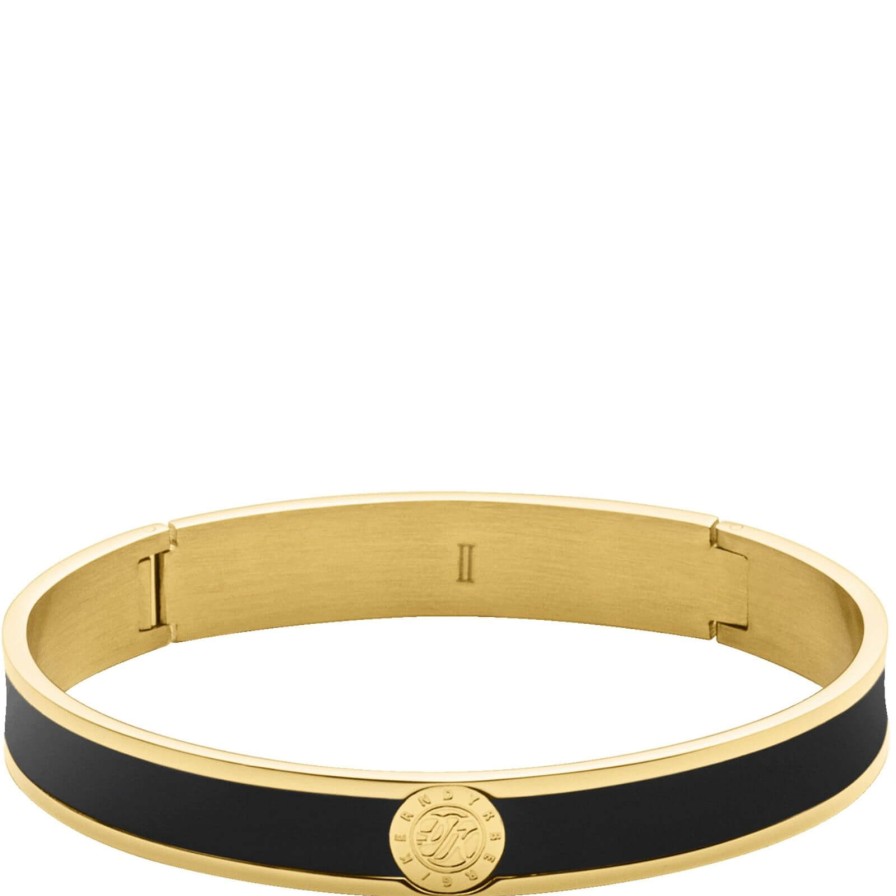 Dyrberg Kern Dyrberg Kern Pennika Gold Bangle - Black Hot