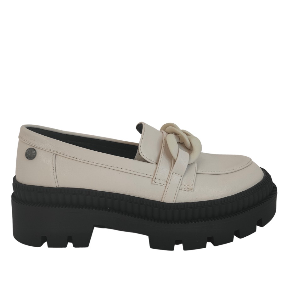 XTI Xti Cream Chunky Loafers Wholesale