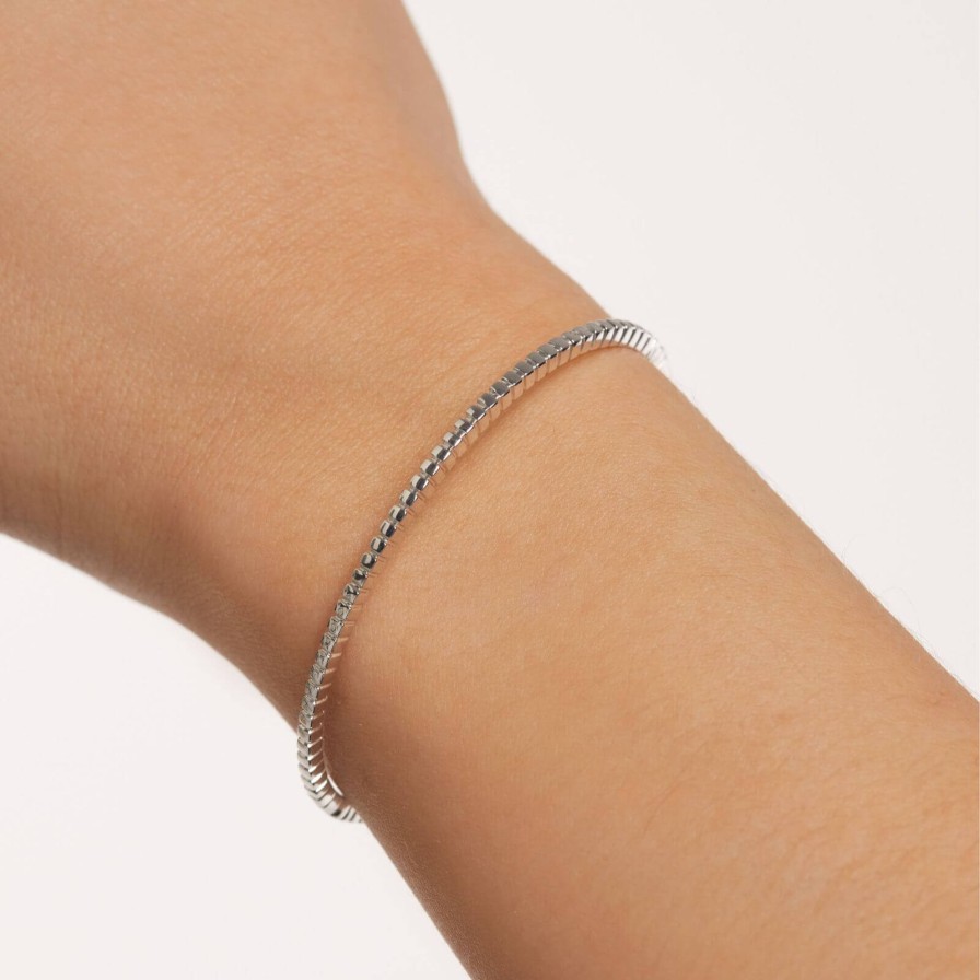 PDPAOLA Pdpaola Silver Lea Bangle Wholesale