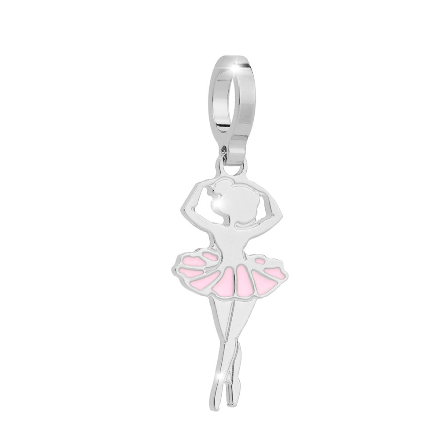 Rebecca My World Rebecca My World Silver Ballerina Charm New