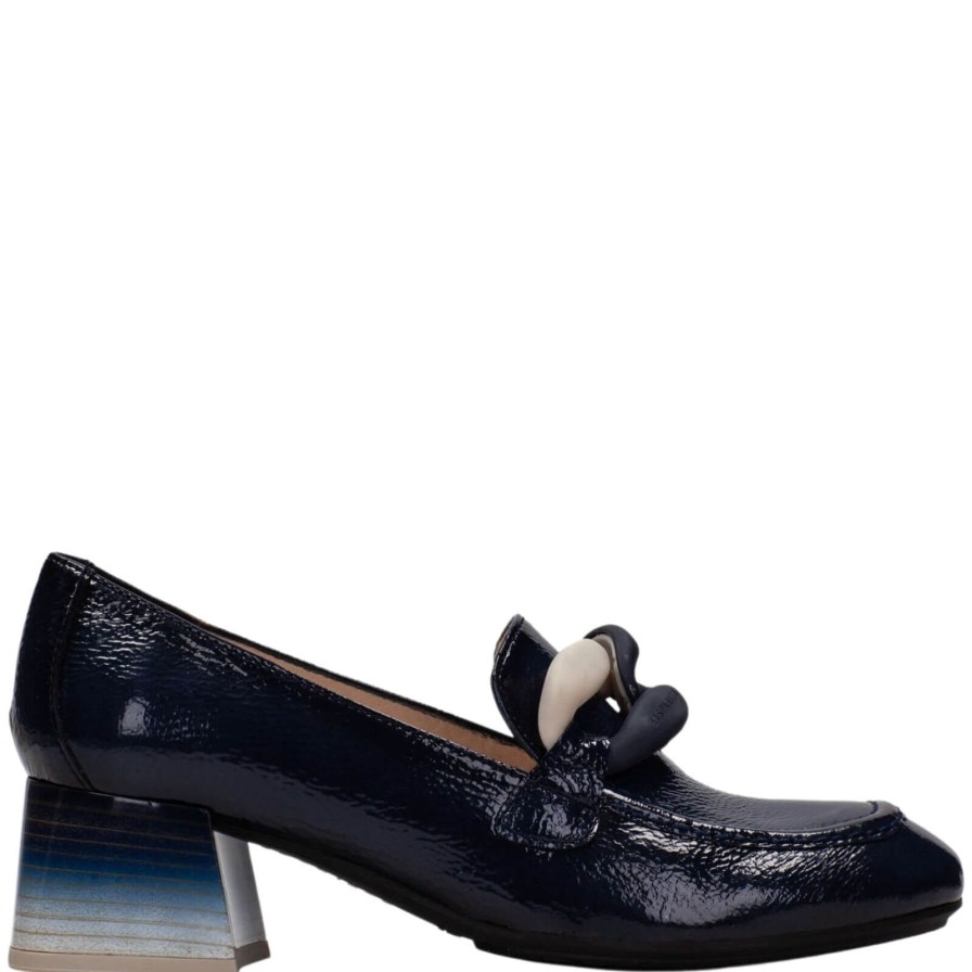 Hispanitas Hispanitas Navy Patent Leather Slip On Shoes Online