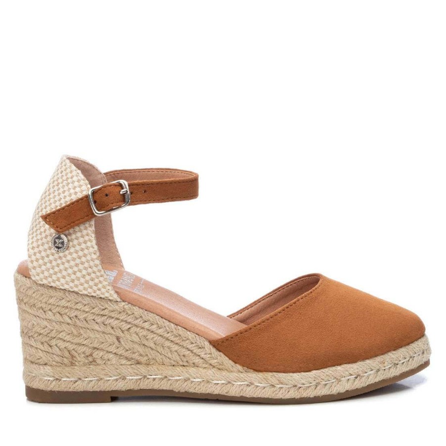 XTI Xti Tan Wedged Strappy Shoe Online