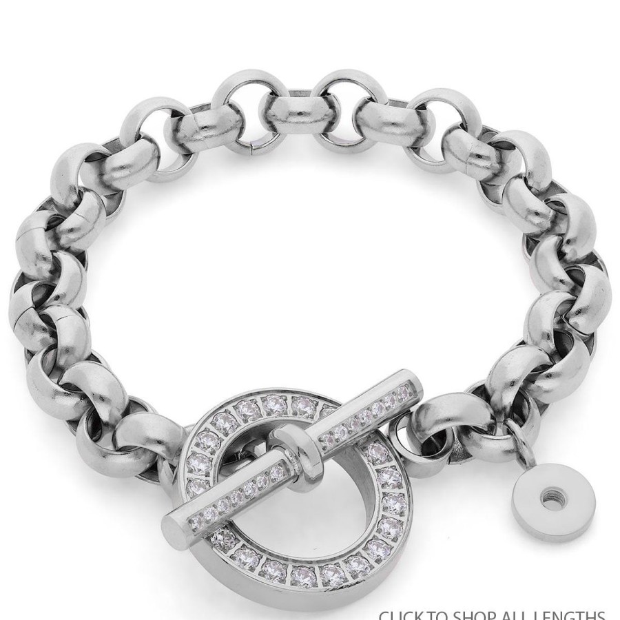 Qudo Qudo Ceccano Deluxe Bracelet - Silver Clearance