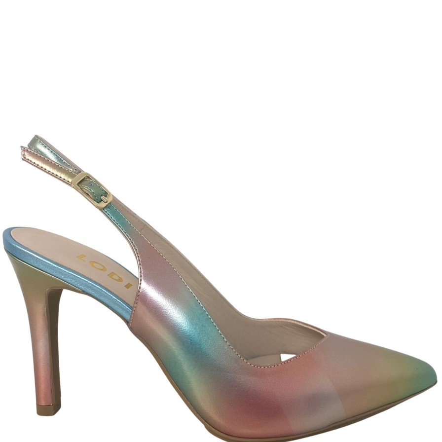 Lodi Lodi Raian Ombre Sling Back Shoes - Pastel Wholesale