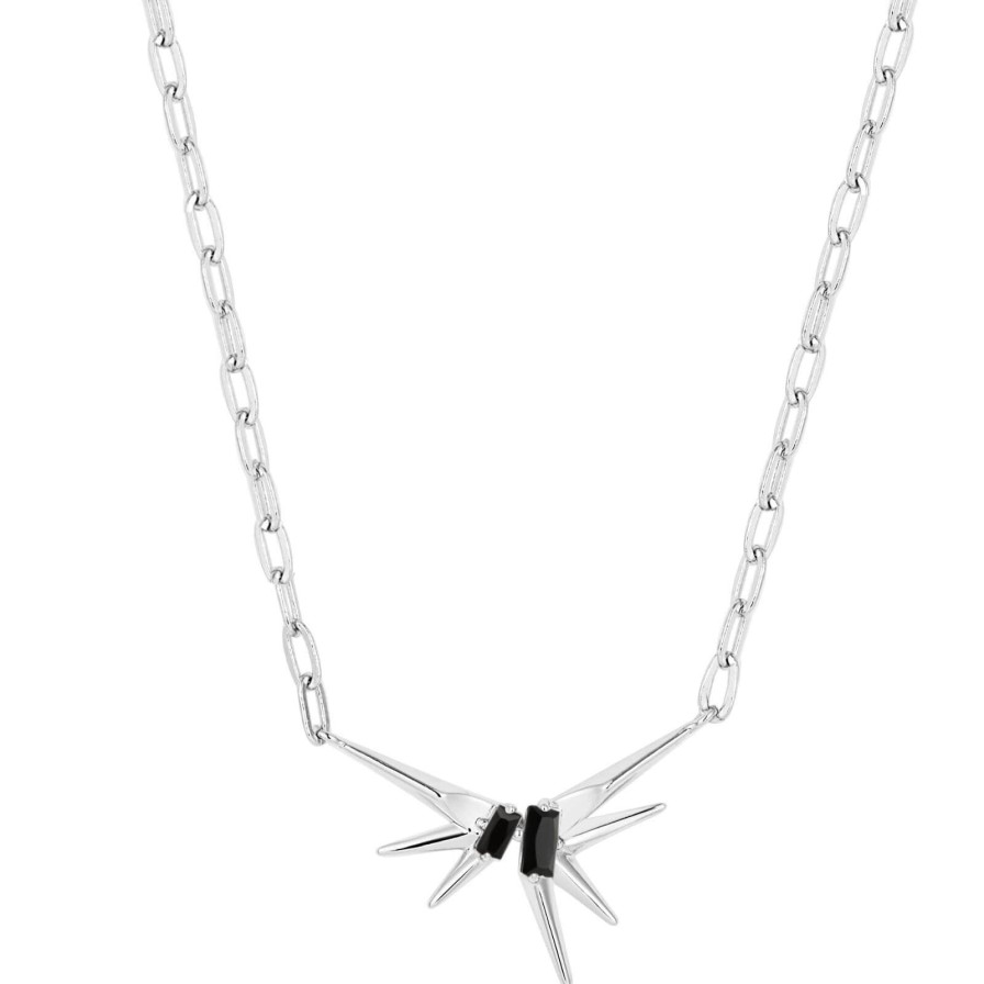 Ania Haie Ania Haie Polished Punk Silver Spike Necklace Clearance