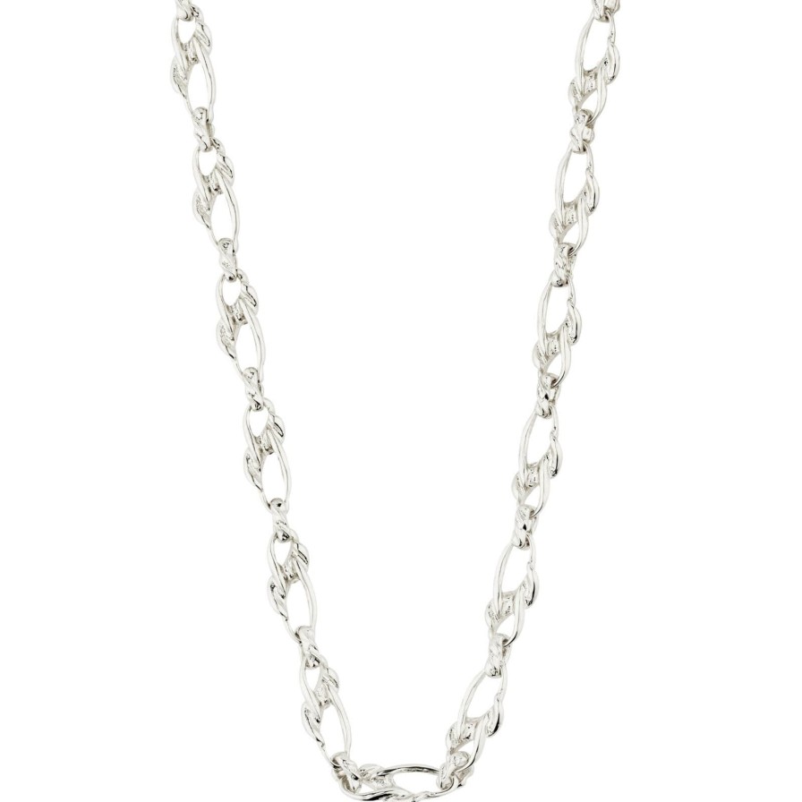 Pilgrim Pilgrim Rani Silver Twist Link Necklace Clearance