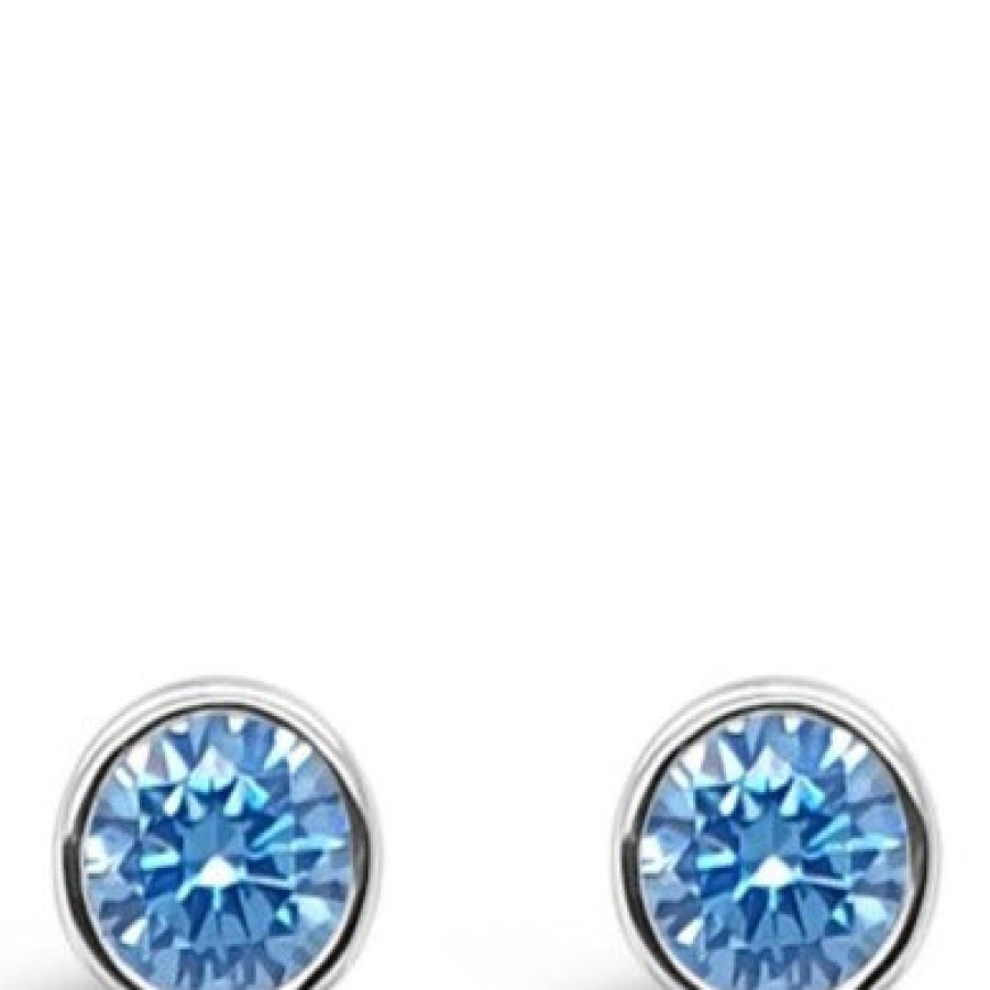 Absolute Absolute Sterling Silver Birthstone Earrings - December Best