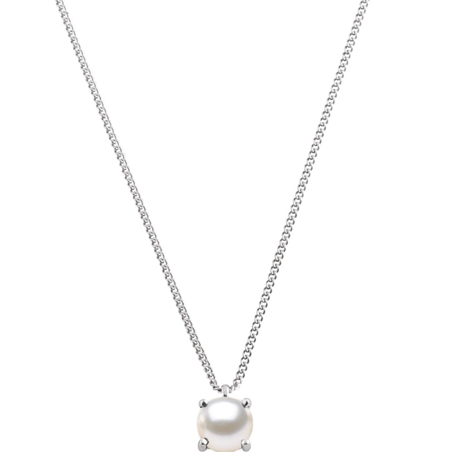 Dyrberg Kern Dyrberg Kern Manny Silver Necklace - Pearl Best