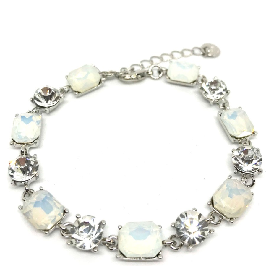 Absolute Absolute Silver & White Opal Bracelet Best