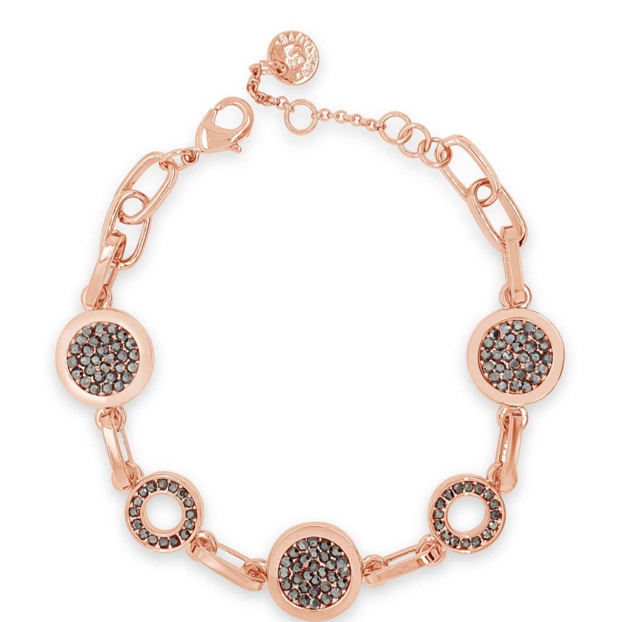 Absolute Absolute Rose Gold & Hematite Bracelet Clearance