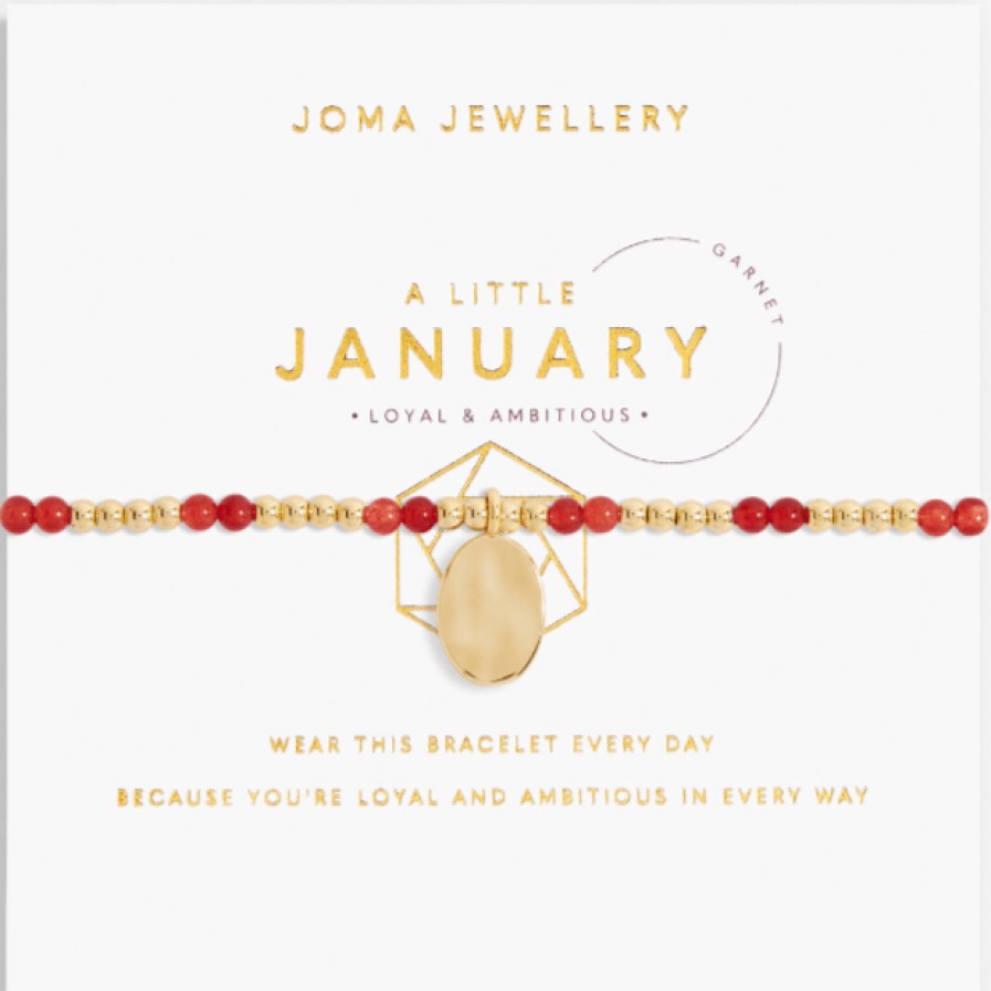 Joma Joma January Birthstone Gold Bracelet Online