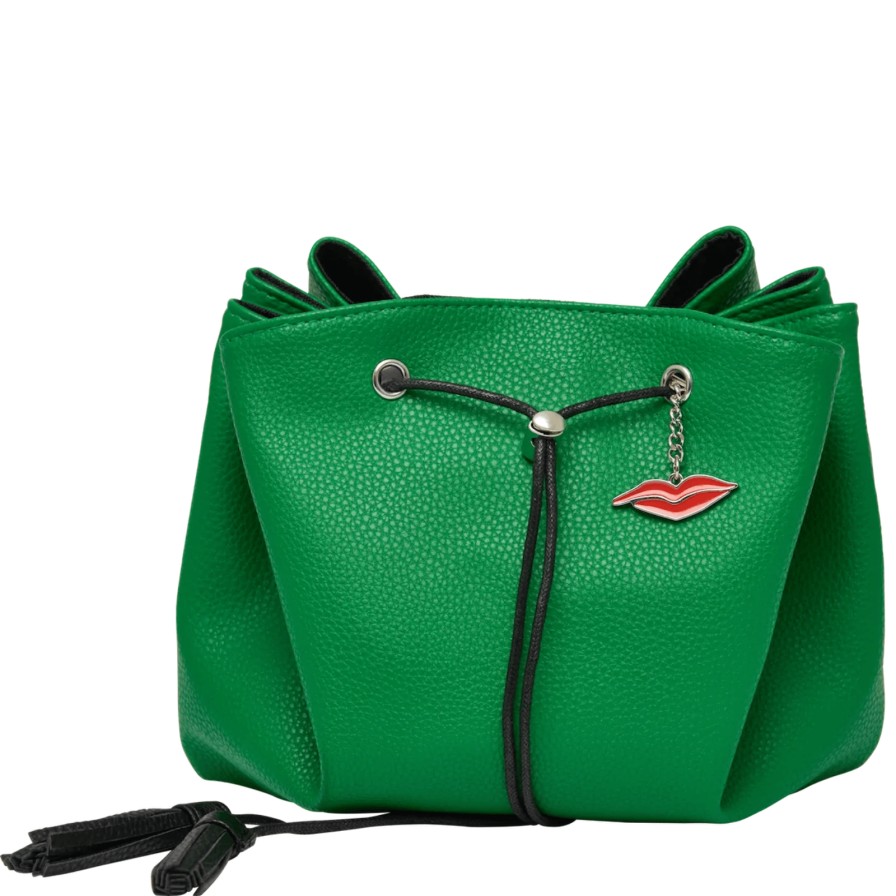 Donna May London Donna May Vegan Drawstring Bag - Green Best