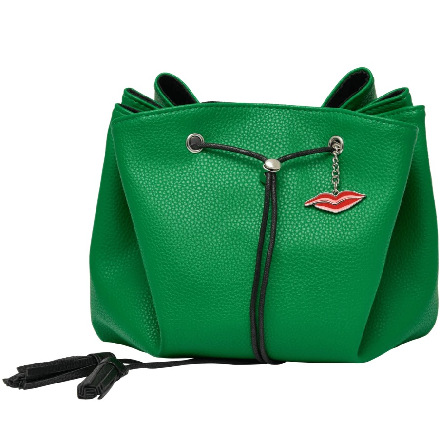 Donna May London Donna May Vegan Drawstring Bag - Green Best