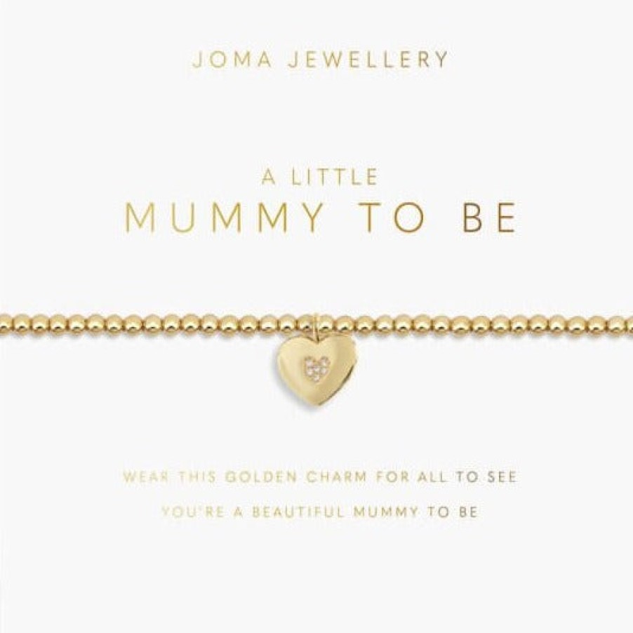 Joma Joma Mummy To Be Bracelet - Gold Clearance