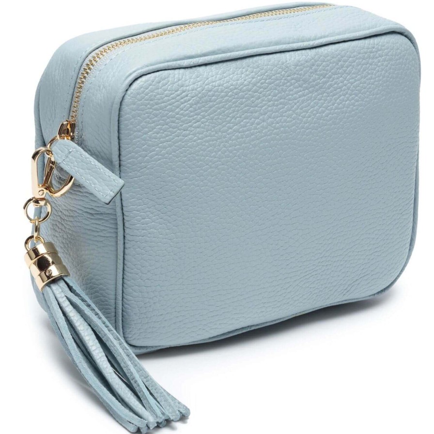 Elie Beaumont Elie Beaumont Powder Blue Leather Bag Wholesale