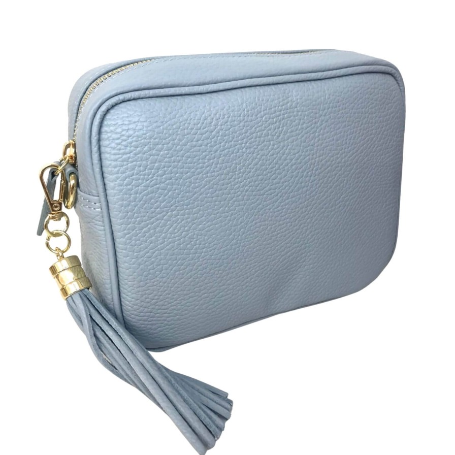 Elie Beaumont Elie Beaumont Powder Blue Leather Bag Wholesale