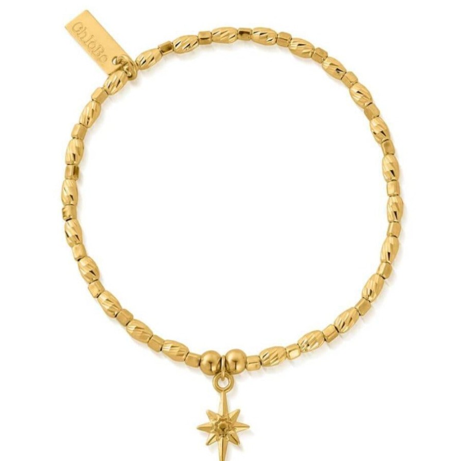 ChloBo Chlobo Soul Glow Lucky Star Bracelet - Gold New