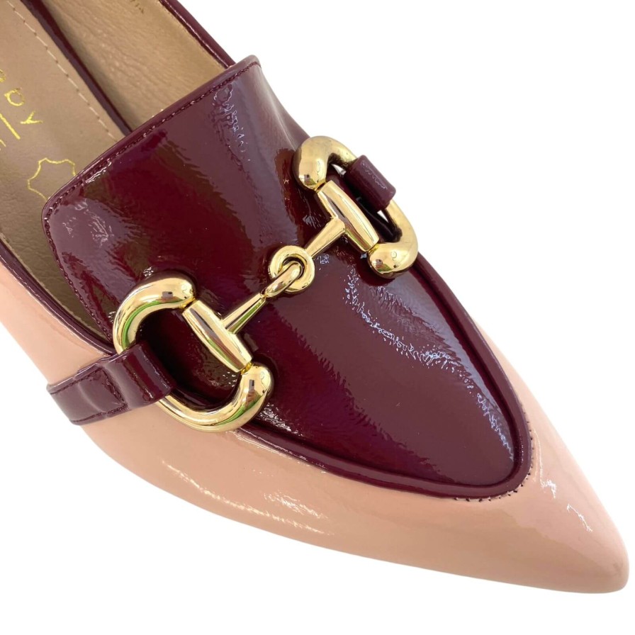 Kate Appleby Kate Appleby Askern Patent Pointed Toe Shoes - Pink/Burgundy Best