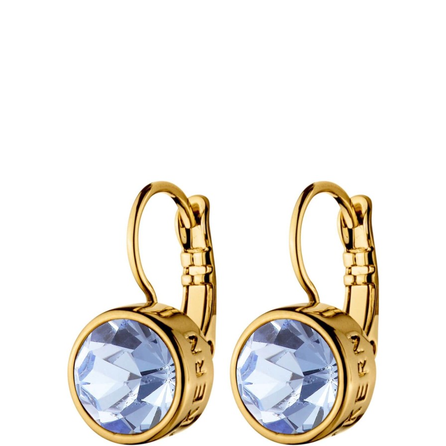 Dyrberg Kern Dyrberg Kern Louise Gold Earrings - Light Sapphire Best