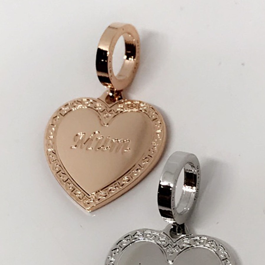 Rebecca My World Rebecca My World Rose Gold Mum Charm Wholesale