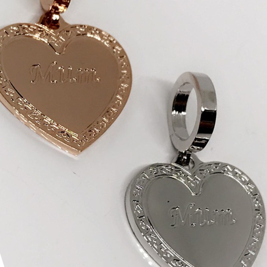 Rebecca My World Rebecca My World Rose Gold Mum Charm Wholesale