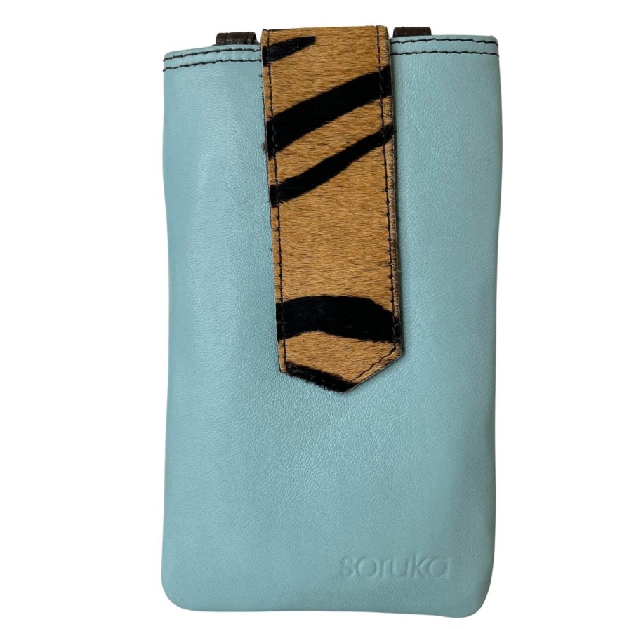 Soruka Soruka Zoe Phone Cover/ Crossbody Bag - Duck Egg Blue Clearance