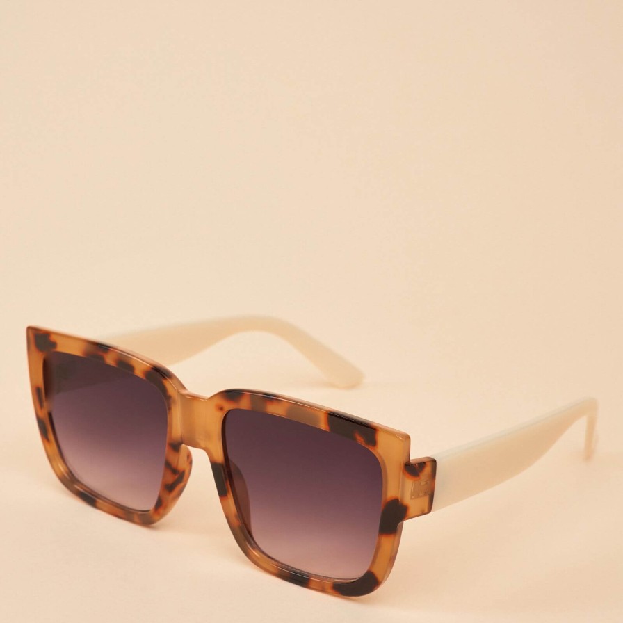 Powder Powder Ellery Sunglasses - Tortoiseshell/Coconut New