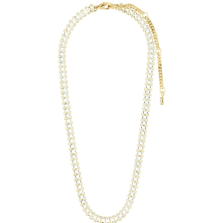 Pilgrim Pilgrim Rue Gold Crystal Necklace Wholesale