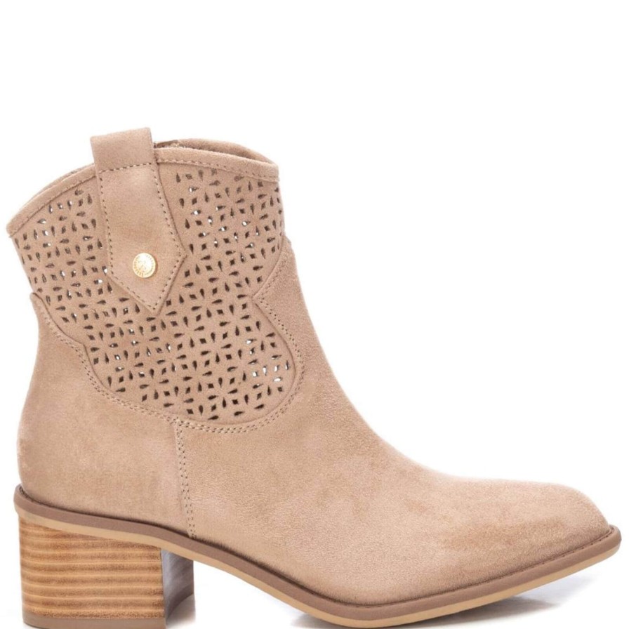 XTI Xti Sand Western Summer Ankle Boots Hot