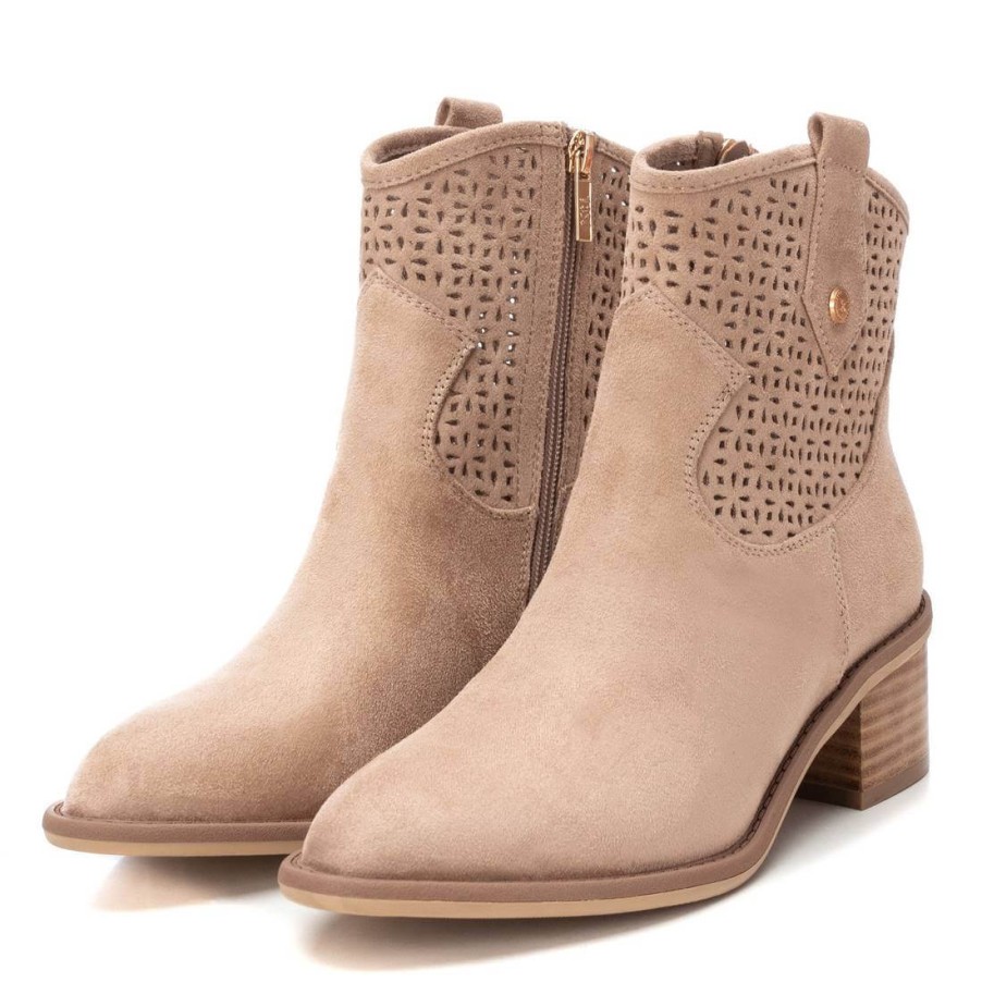 XTI Xti Sand Western Summer Ankle Boots Hot