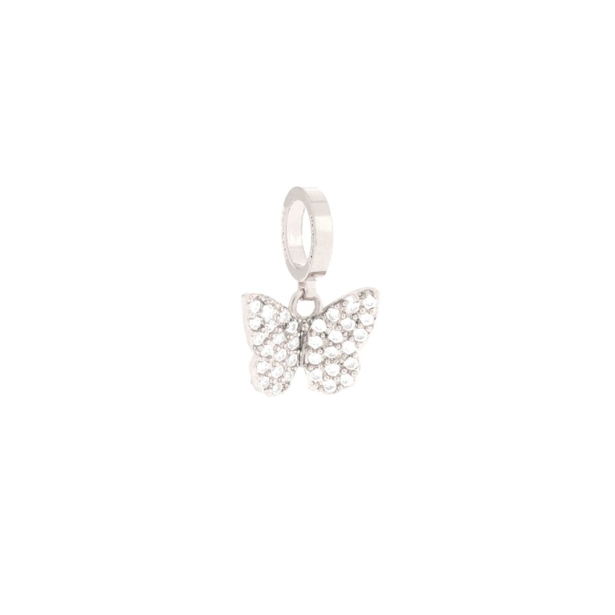 Rebecca My World Rebecca Silver Sparkle Butterfly Charm Online