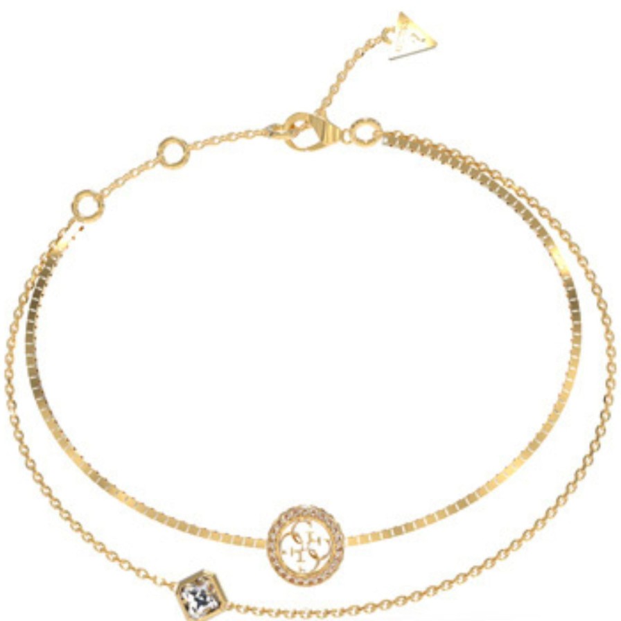 Guess Guess 4G Crush Layered Bracelet - Gold Best