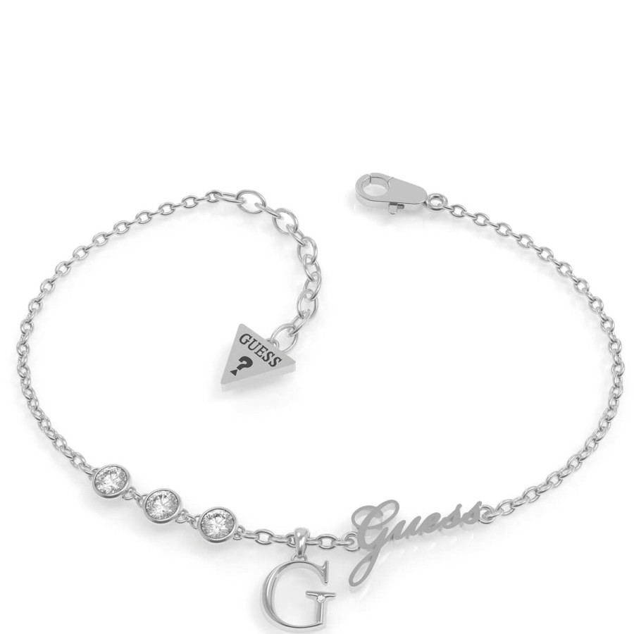 Guess Guess Miniature G Charm Silver Bracelet Hot