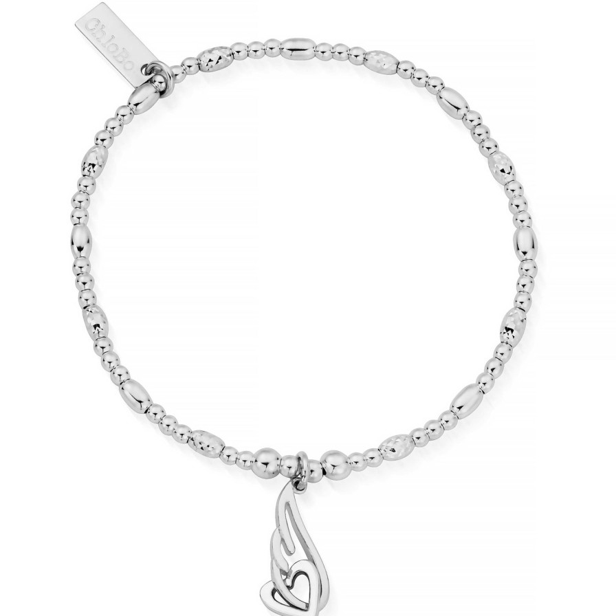 ChloBo Chlobo Interlocking Heart And Angel Wing Bracelet Best