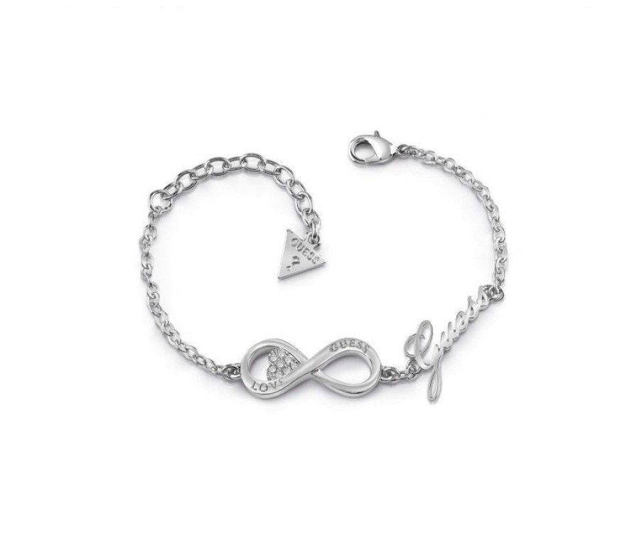 Guess Guess Endless Love Silver Bracelet Wholesale