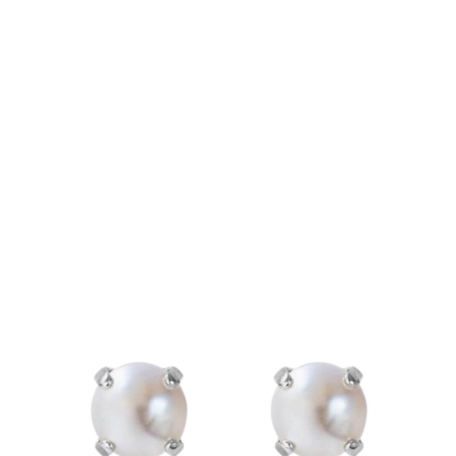 Caroline Svedbom Caroline Svedbom Silver Classic Stud Earrings - Pearl Hot