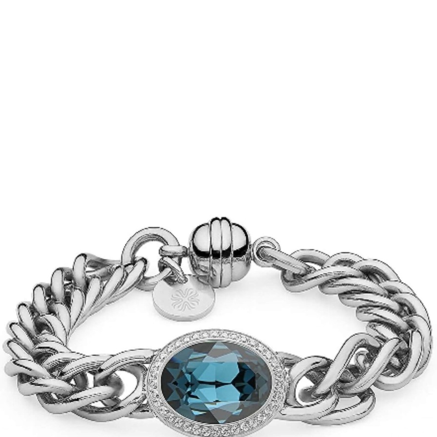 Qudo Qudo Tivola Silver Bracelet - Montana Hot