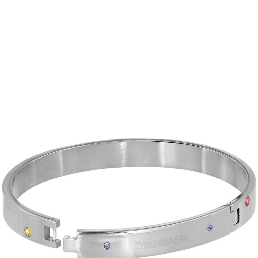 Dyrberg Kern Dyrberg Kern Clare Silver Bangle - Pastel Multi Online