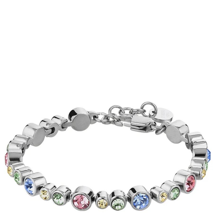 Dyrberg Kern Dyrberg Kern Teresia Bracelet - Silver - Multi Pastel Hot