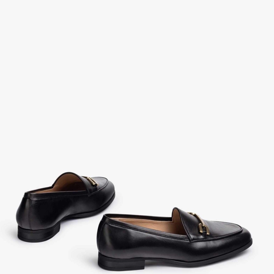 Unisa Unisa Daimiel Black Leather Loafer Shoes Best