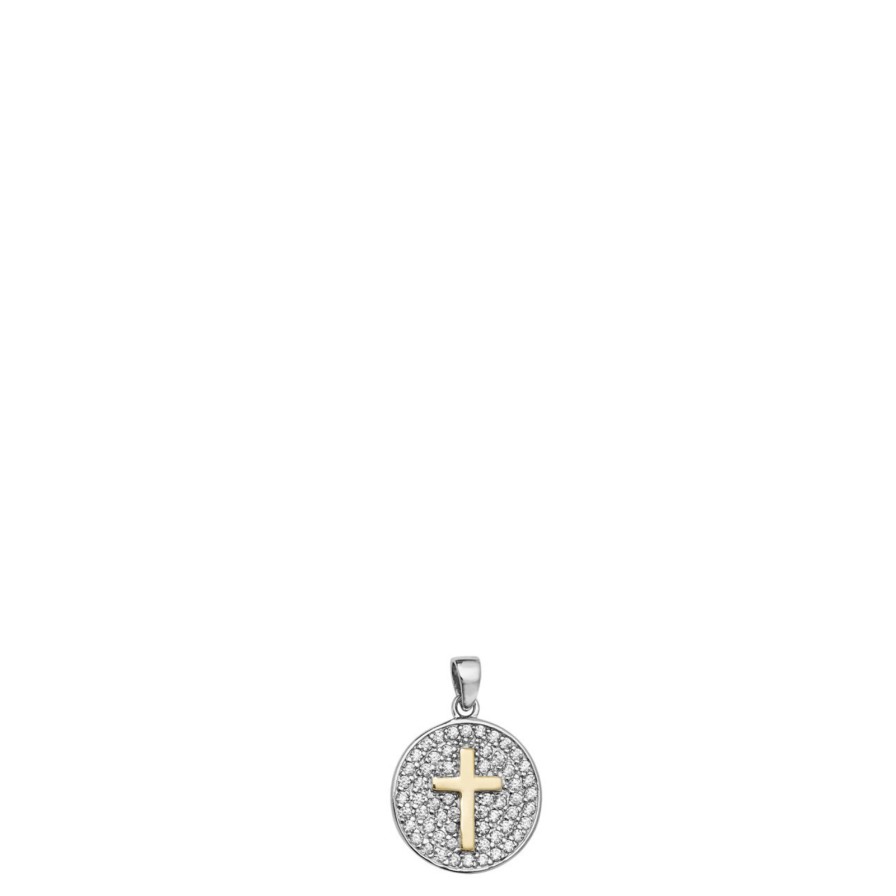 Bejeweled At Soul Kids First Holy Communion Cross Cz Disc Necklace Online