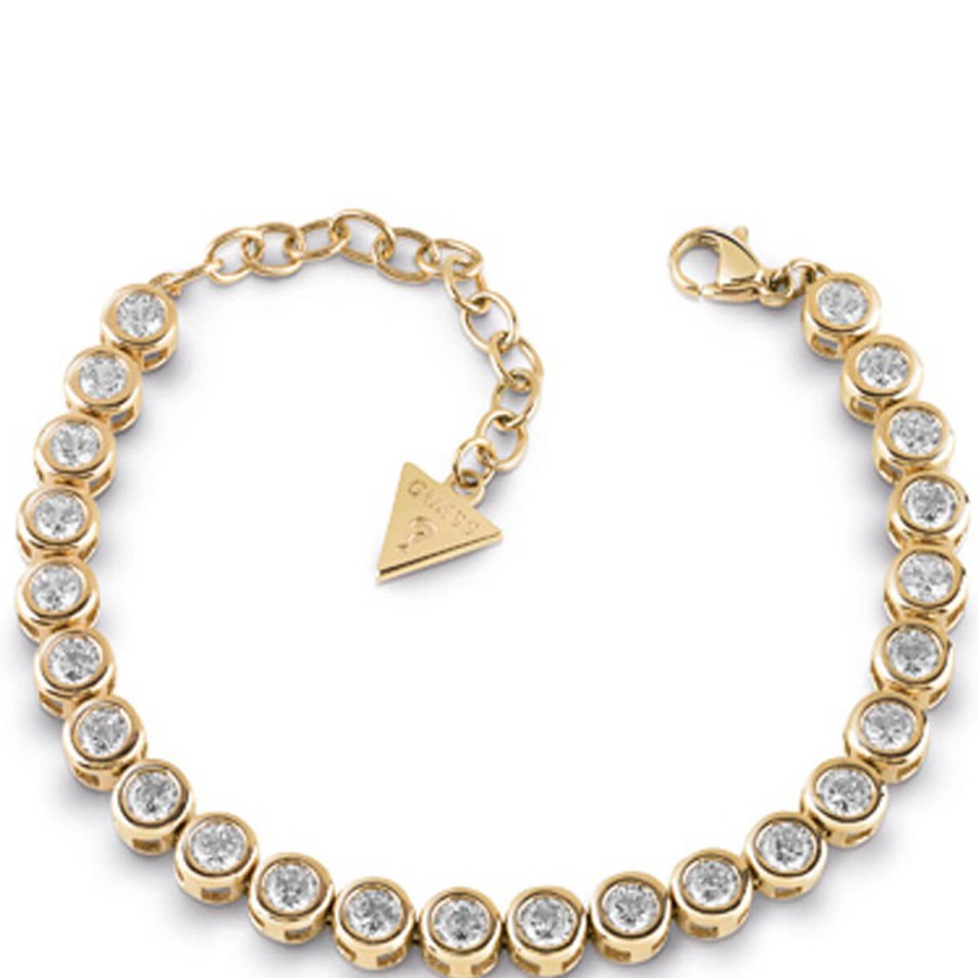 Guess Guess Gold Tennis Bracelet Best