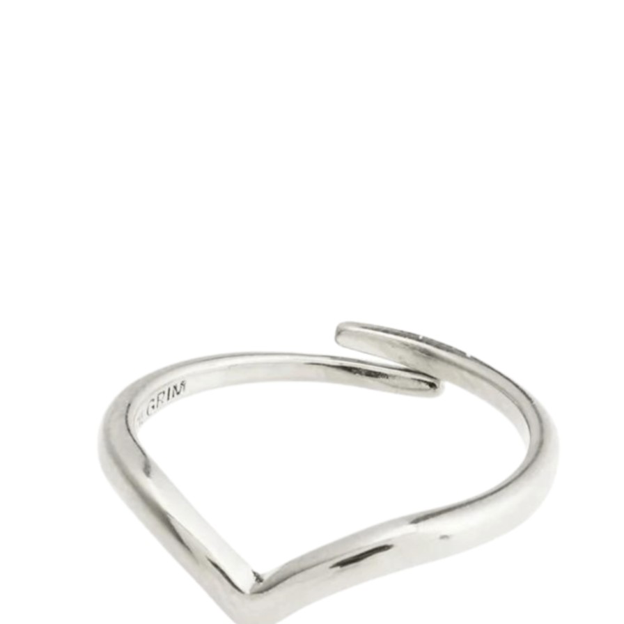 Pilgrim Pilgrim Lulu Silver Stacking Ring Clearance