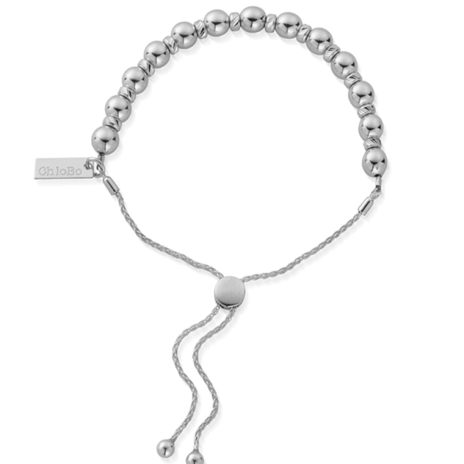 ChloBo Chlobo Sparkle Ball Adjuster Bracelet New