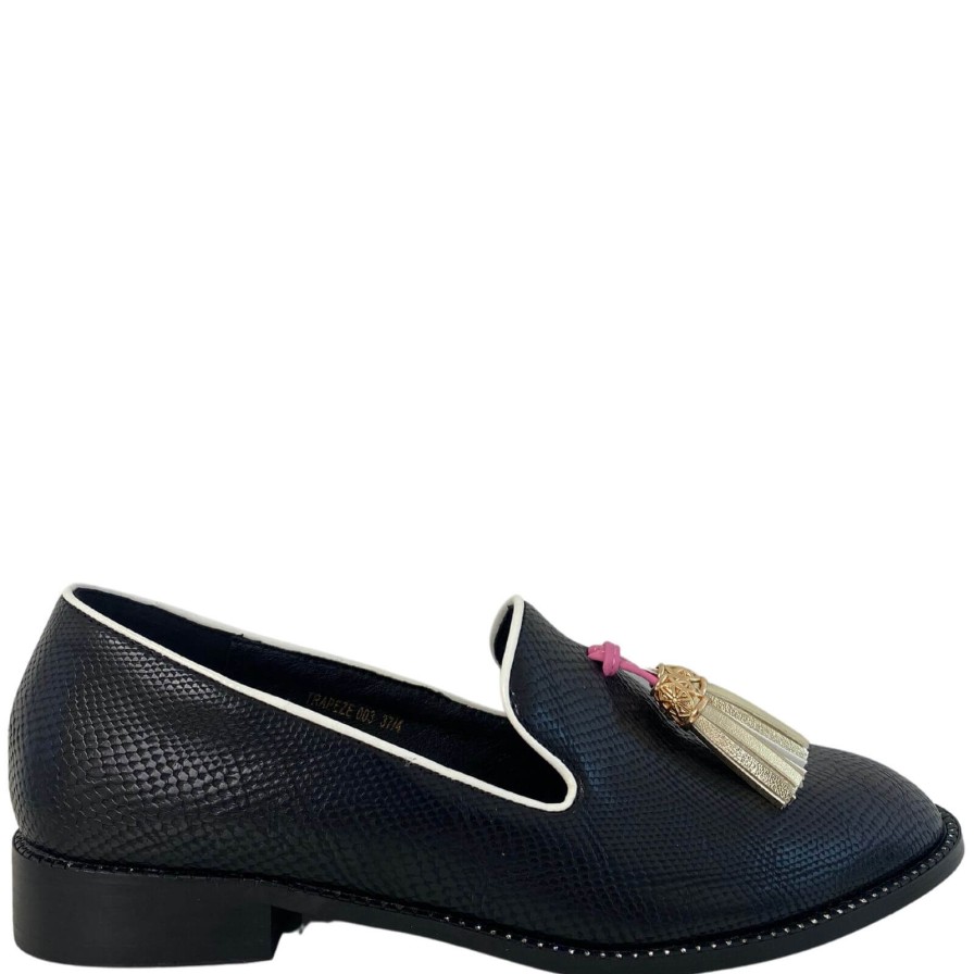 Dancing Matilda Dancing Matilda Black Tassel Loafers Clearance