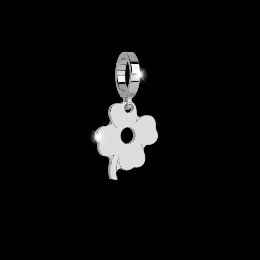 Rebecca My World Rebecca My World Silver Lucky Clover Charm Online