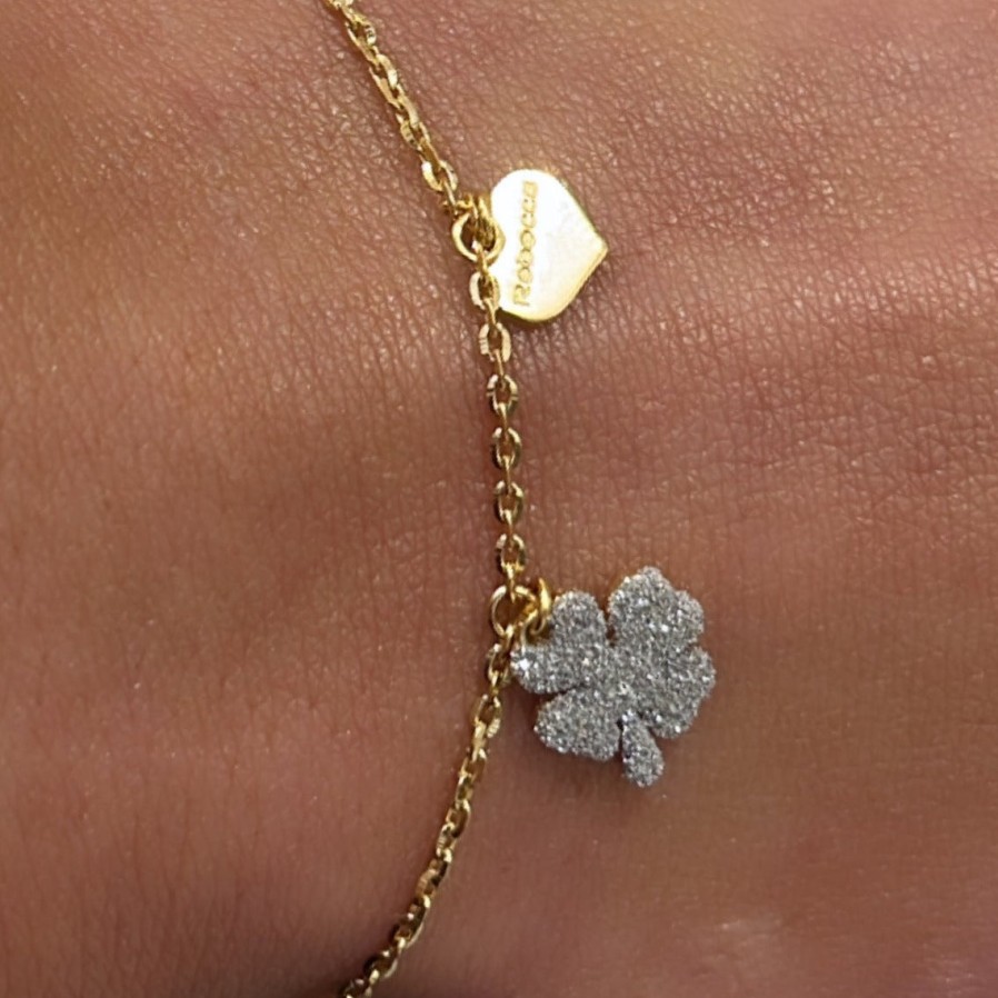 Rebecca Jolie Rebecca Jolie Shamrock Gold Bracelet Best