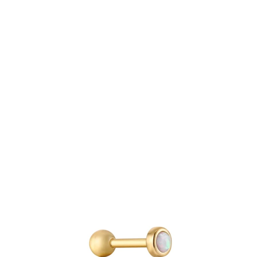 Ania Haie Ania Haie Gold Kyoto Opal Bezel Single Earring Hot