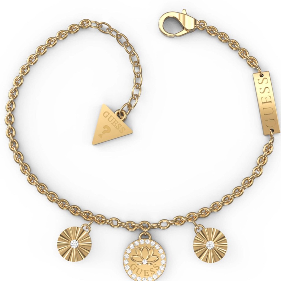 Guess Guess Gold Lotus Flower Bracelet Best