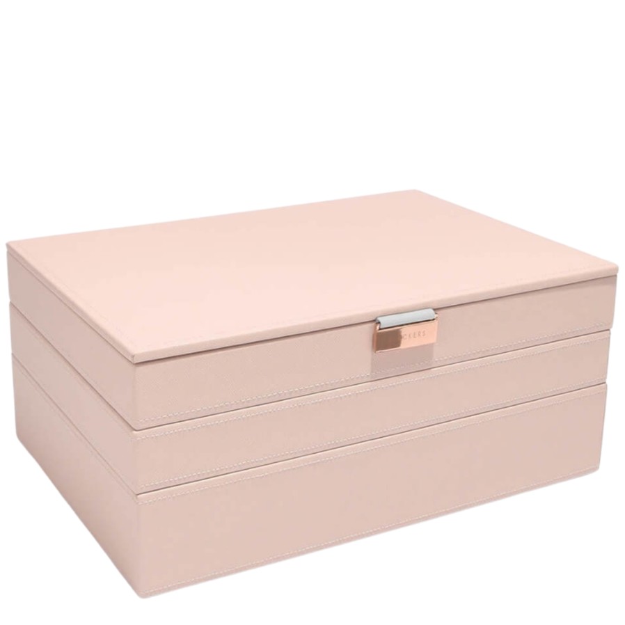 Stackers Stackers Supersize Jewellery Box (Set) - Blush Pink (Rose Gold Hardware) Wholesale